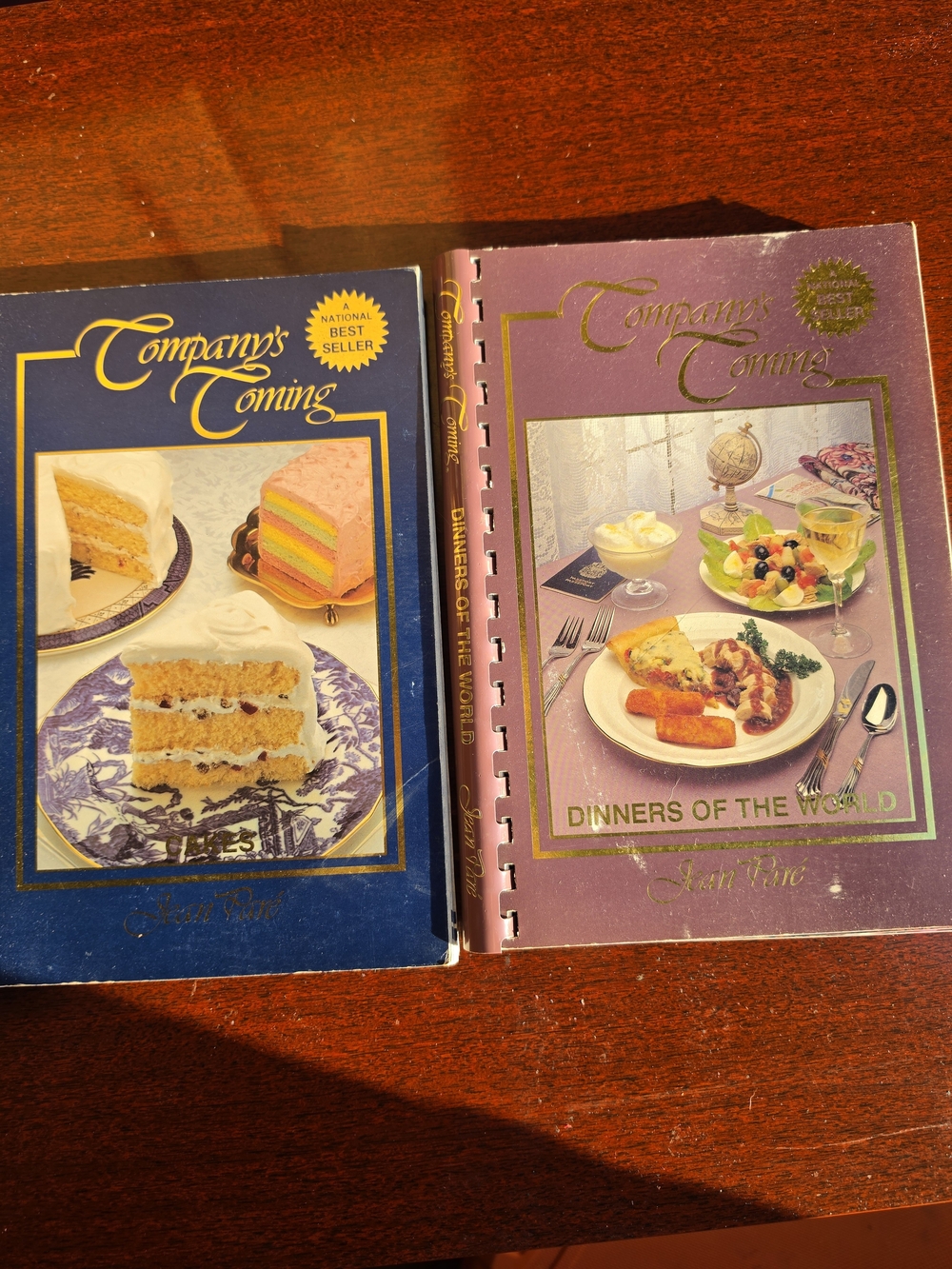 Company’s Coming Cookbooks – Cakes & Dinners of the World (Set of 2)